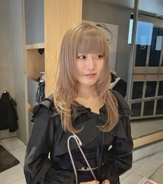 ロング カラー ヘアアレンジ 艶髪/レイヤーカット 🐣misakiのヘアスタイル