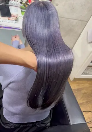 ロング カラー mEg hair creation 新川崎所属・カラー/塚原里沙 川崎のヘアスタイル