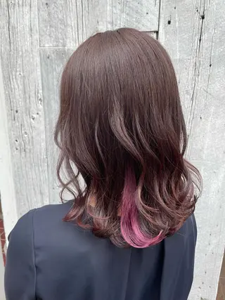 カラー 【店長】インナー指名 No.1戸塚優思のヘアスタイル