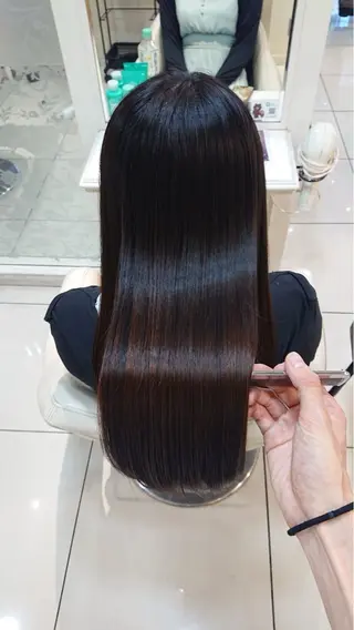 ロング パーマ 新規モデル🦋 千田りえのヘアスタイル