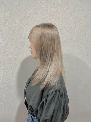 ロング カラー コジマ ショウタのヘアスタイル