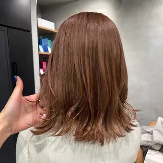 ミディアム カラー 暖色レイヤー 🥀REIRIのヘアスタイル