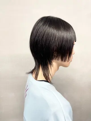 ショート 柏 ウルフ/レイヤー 田中佐和🐺のヘアスタイル