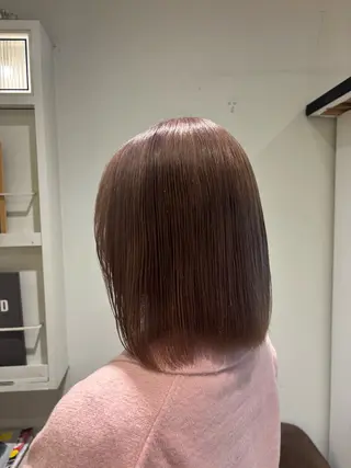 ミディアム カラー 新井 彩斗EIGHT新宿のヘアスタイル