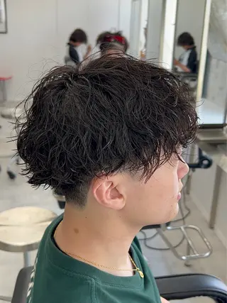 ショート パーマ メンズ メンズパーマ/新潟/ 万代／田崎亮🌟のヘアスタイル
