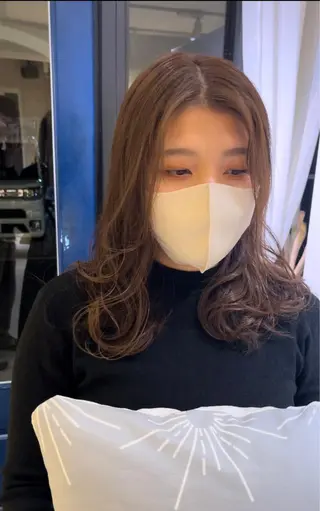 ミディアム 森本峻介 ボブ/透明感カラーのヘアスタイル