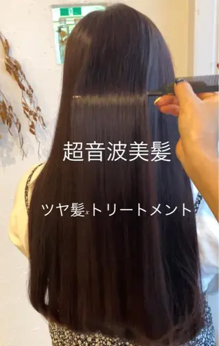 ロング カラー パーマ 美容室 ソンリエのヘアスタイル