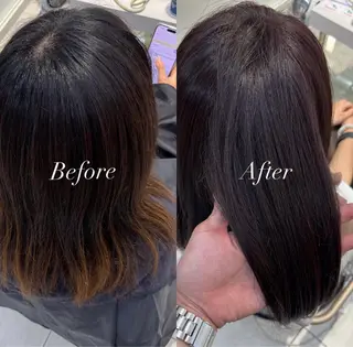 ミディアム 鈴木 彩莉のヘアスタイル