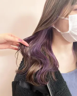 ロング カラー 艶髪 🦋CON🦋のヘアスタイル