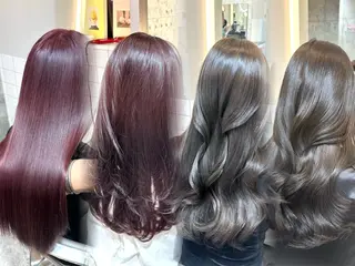 セミロング カラー 新宿/韓国レイヤー 髪質改善カラー/角所のヘアスタイル