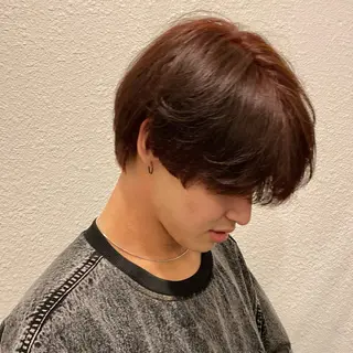 ショート カラー メンズ 小笠原 未来のヘアスタイル