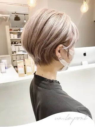 ショート un le pont天満橋所属・un.le.pont ルカ  🎨のヘアスタイル