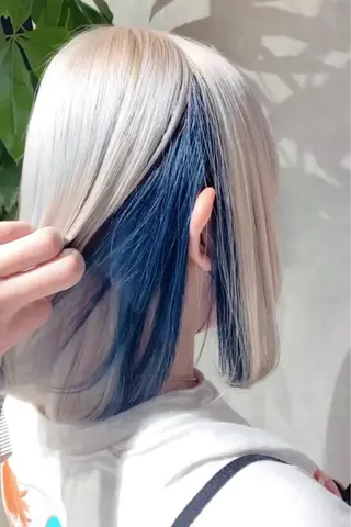 ミディアム カラー ヘアアレンジ _WHITE京橋店所属・髪質改善_WHITE RYUSUKEのヘアスタイル