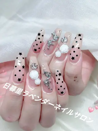 ネイル ラベンダー💖日暮里 ルル💖ネイルのネイルデザイン