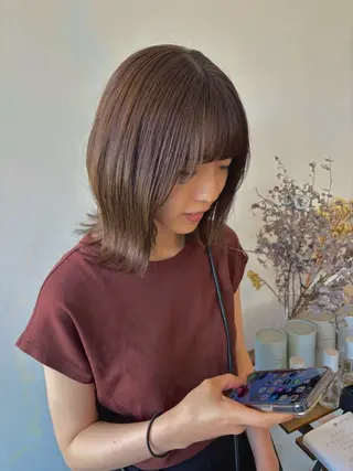 ミディアム plus HAIR いずみのヘアスタイル
