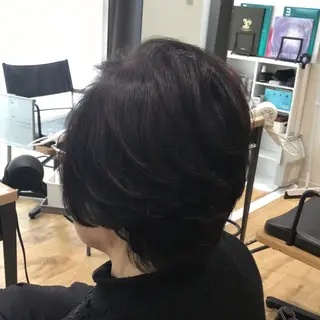 ショート パーマ 滝口 瑞季のヘアスタイル