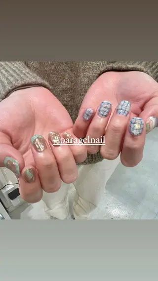 ネイル 淡色ネイル 🎀moeのネイルデザイン