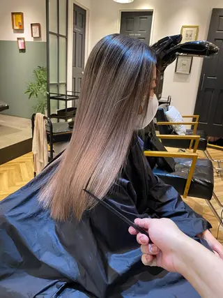 ロング 大内田 凌馬のヘアスタイル