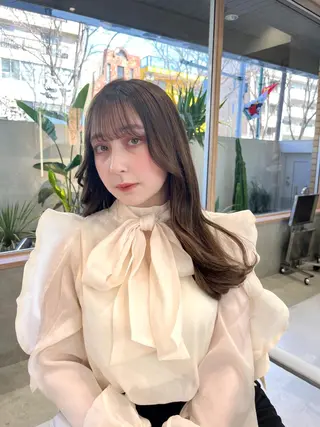 ロング 韓国ヘア/耳ツボジュ エリー♡ayumuのヘアスタイル