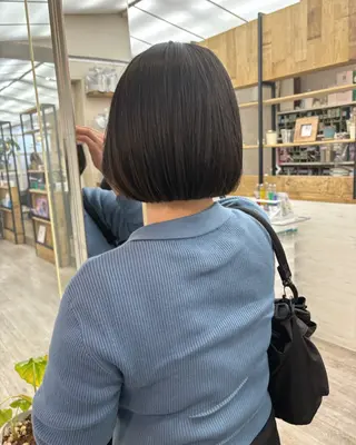 ショート カラー 広島/わかな/ヘア セット/オリーブのヘアスタイル