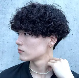 パーマ メンズ 当日予約⭕️ fifth渋谷太田のヘアスタイル