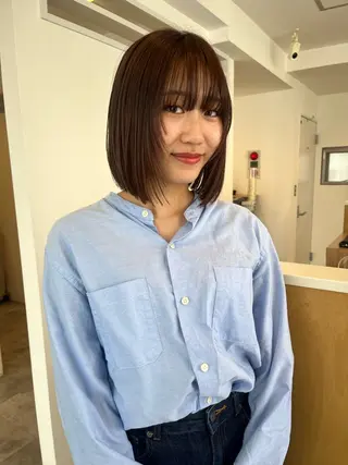 ショート 竹内 菜々子のヘアスタイル