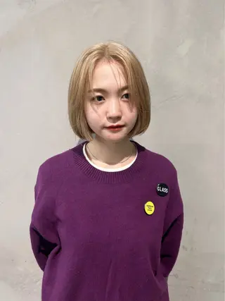 カラー ハイトーン/くすみ カラー SEINA★のヘアスタイル