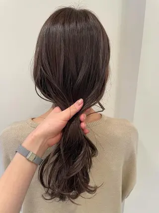 ロング 韓国風ヘア♡ runaのヘアスタイル