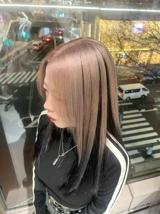 ロング カラー 小倉 大和のヘアスタイル