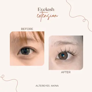 マツエク・マツパ ALTER EYES AKINAのマツエク・マツパデザイン