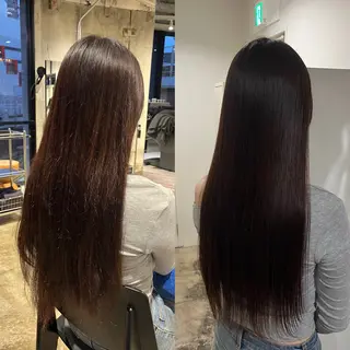 ロング 岡田 琉花のヘアスタイル