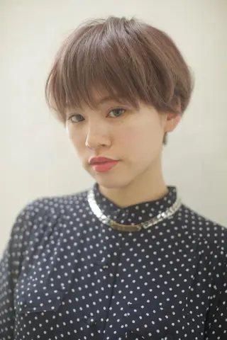 ミディアム 美髪形成!色素改善! 秋田 和輝のヘアスタイル