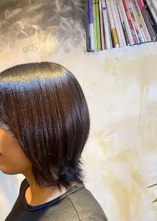 ショート eida 神保町所属・RISA🩶🐈‍⬛ カット✨透明感カラーのヘアスタイル