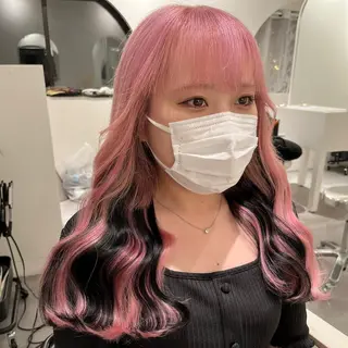 ロング MOE🐈‍⬛🎀 エクステ/ワンホンのヘアスタイル