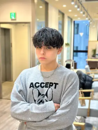 メンズ amber池袋所属・美髪矯正・メンズ カット🔥秋元ゆたかのヘアスタイル