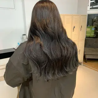 ロング カラー ハッシュカット/ハイ トーン/MANAMIのヘアスタイル