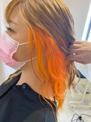ロング カラー ヘアアレンジ Design Color🐰アユミのヘアスタイル