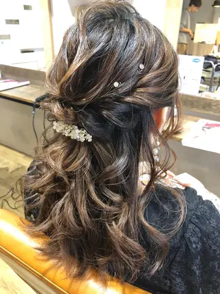 ミディアム ヘアアレンジ 【髪質改善】関根 拓斗のヘアスタイル