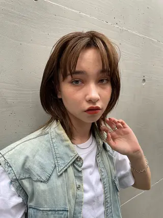 カラー sand 表参道所属・matoi/期間限定 カット無料💟✨のヘアスタイル