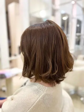 ミディアム 大西 七海のヘアスタイル