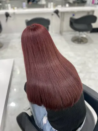 ロング カラー ハイトーン🤍ブロン ド🤍MISAKIのヘアスタイル