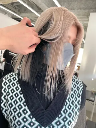 ロング カラー LINOET名古屋所属・齋藤 梨乃のヘアスタイル