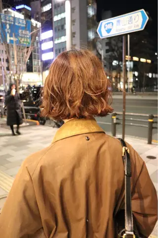 ショート パーマ 似合わせカット /パーマ岡本淳平のヘアスタイル