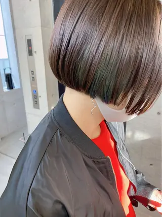 ショート カラー ヘアアレンジ son hair HIROEのヘアスタイル