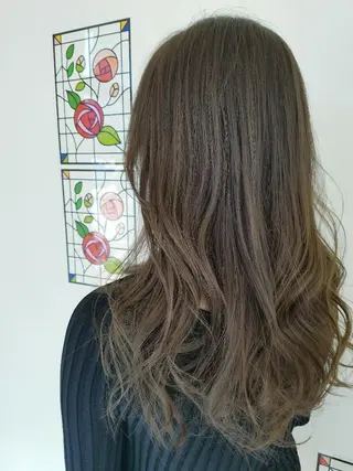 ロング カラー 髪質改善/ハイライト 小林秀樹のヘアスタイル