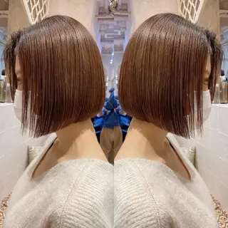 ショート カラー ツヤ髪になりたい方へ 🩷柴田知亜希のヘアスタイル