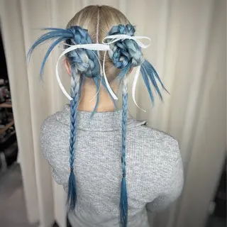 ロング ヘアアレンジ かなざわ みかのヘアスタイル