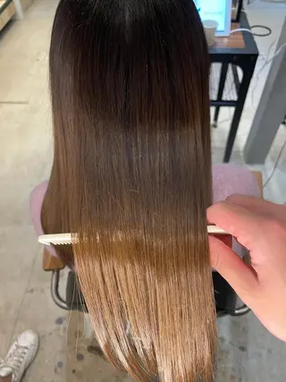 ロング カラー 【髪質改善職人】 岡田成義のヘアスタイル