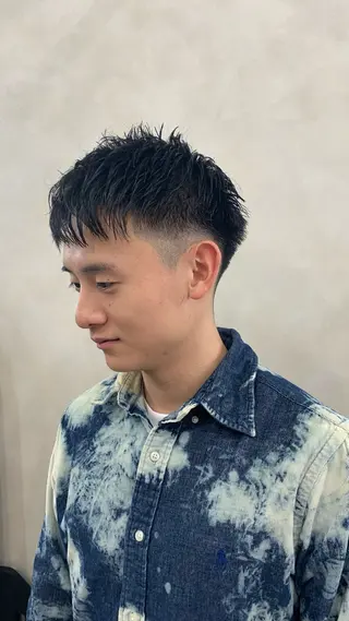 ショート メンズ チバ ヒロトのヘアスタイル