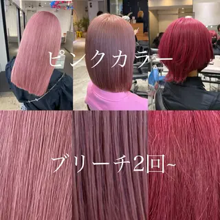 ロング カラー 🩵艶ハイトーン ブリーチ🩵ユウゴのヘアスタイル